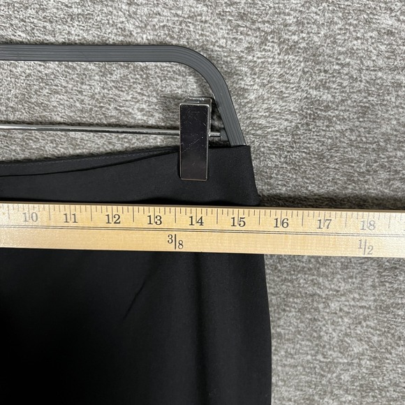 Lafayette 148 New York Dress Pants Womens 4 Black Slim Tapered Twill Work - Picture 2 of 8